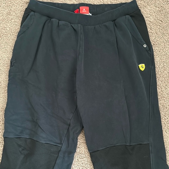 Puma Black Ferrari Track Pants Size XL - Picture 3 of 7